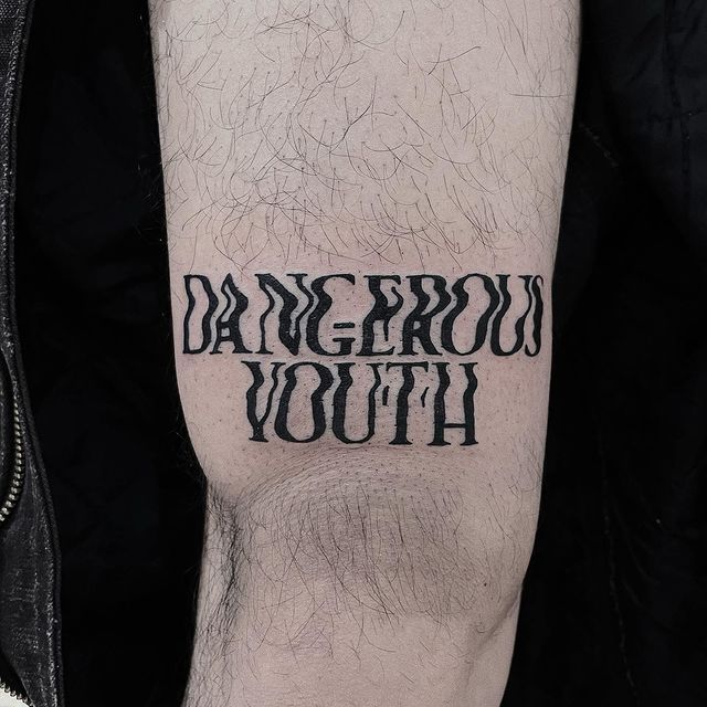 dangerous youth tattoo