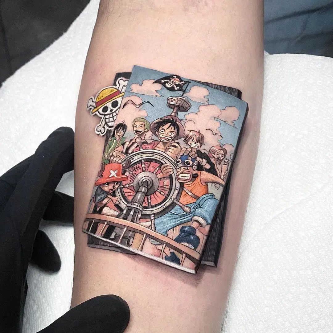 one piece tattoo by kozo