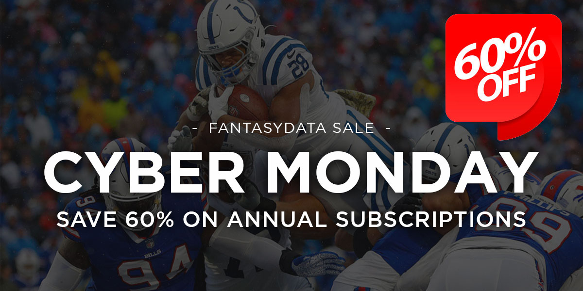 FantasyData Cyber Monday Sale!