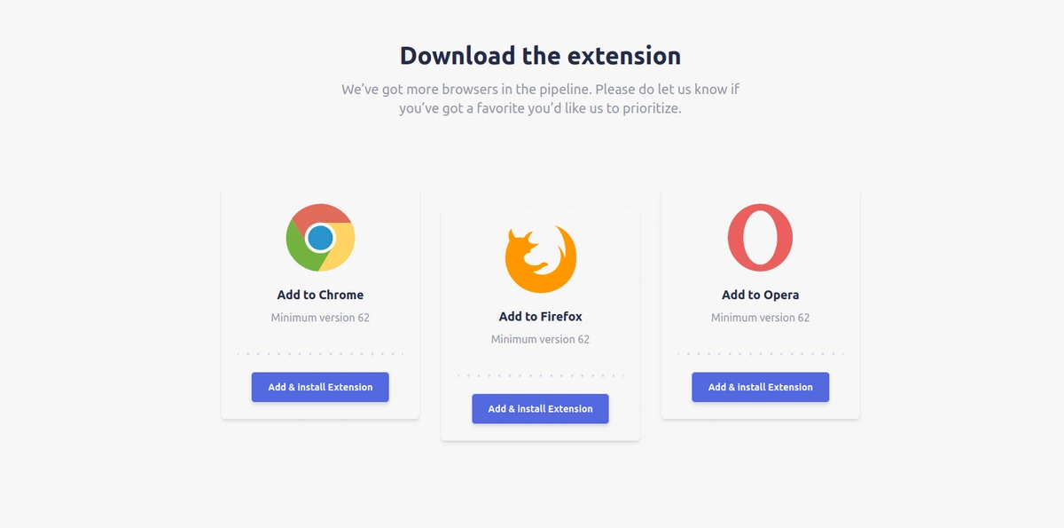 Astro landing page rendered downloads section