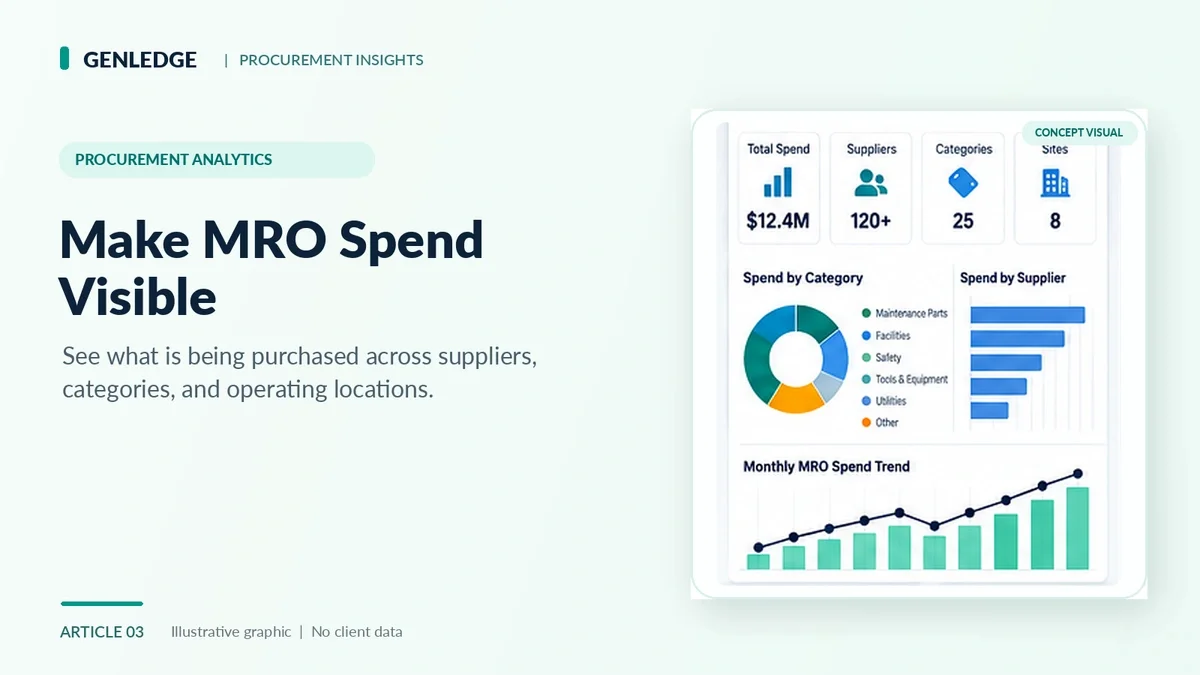 MRO Spend Visibility: Why Companies Struggle to See Where Their Procurement Dollars Go