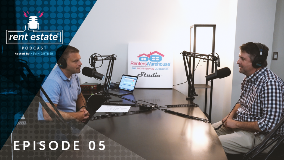 Podcast Episode 5 in Renters Warehouse Studio