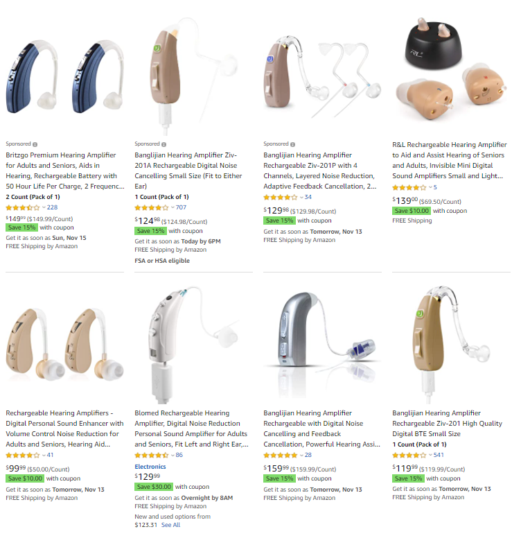 Amazon Hearing Aids Overview, Comparison, and Review