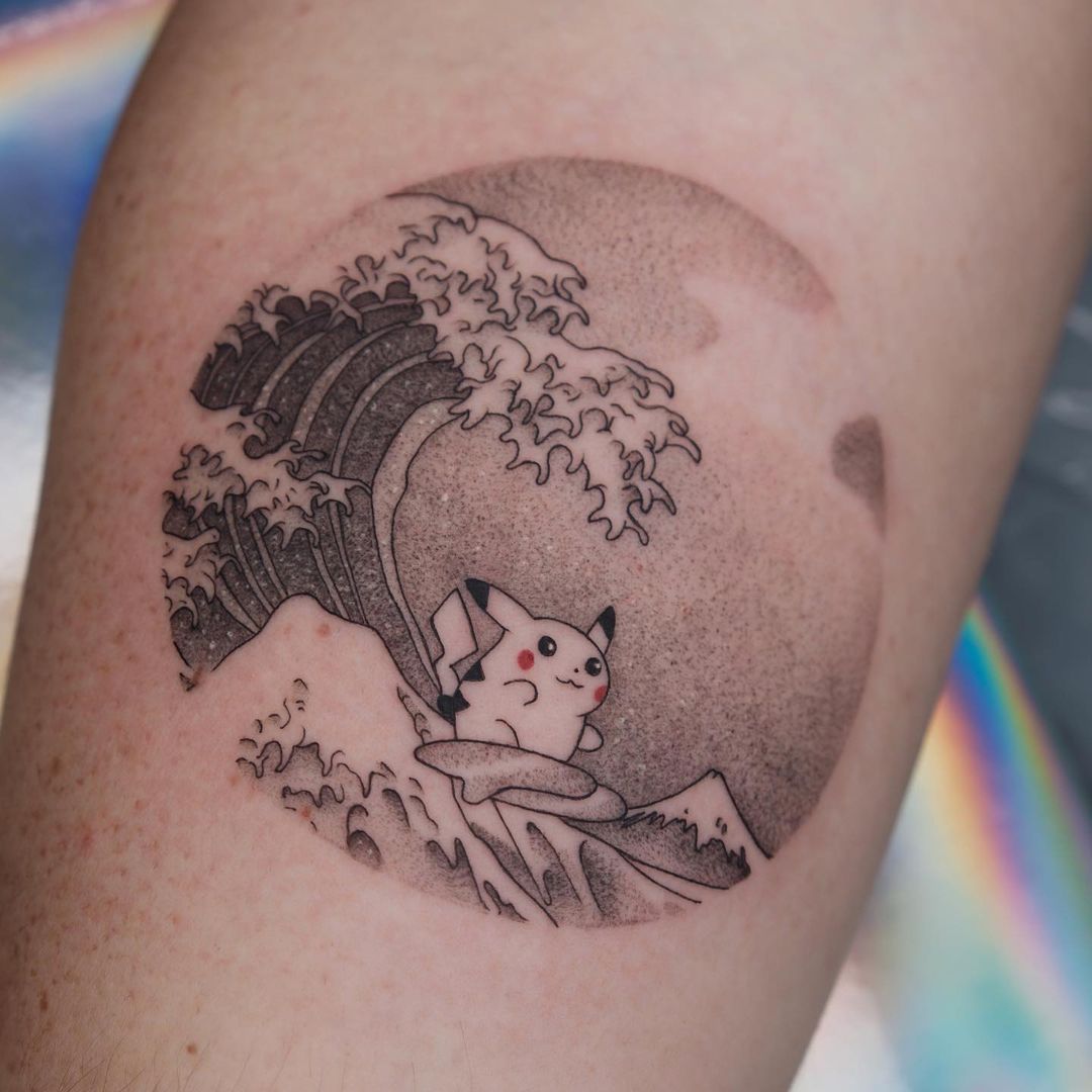 pokemon tattoo by benja