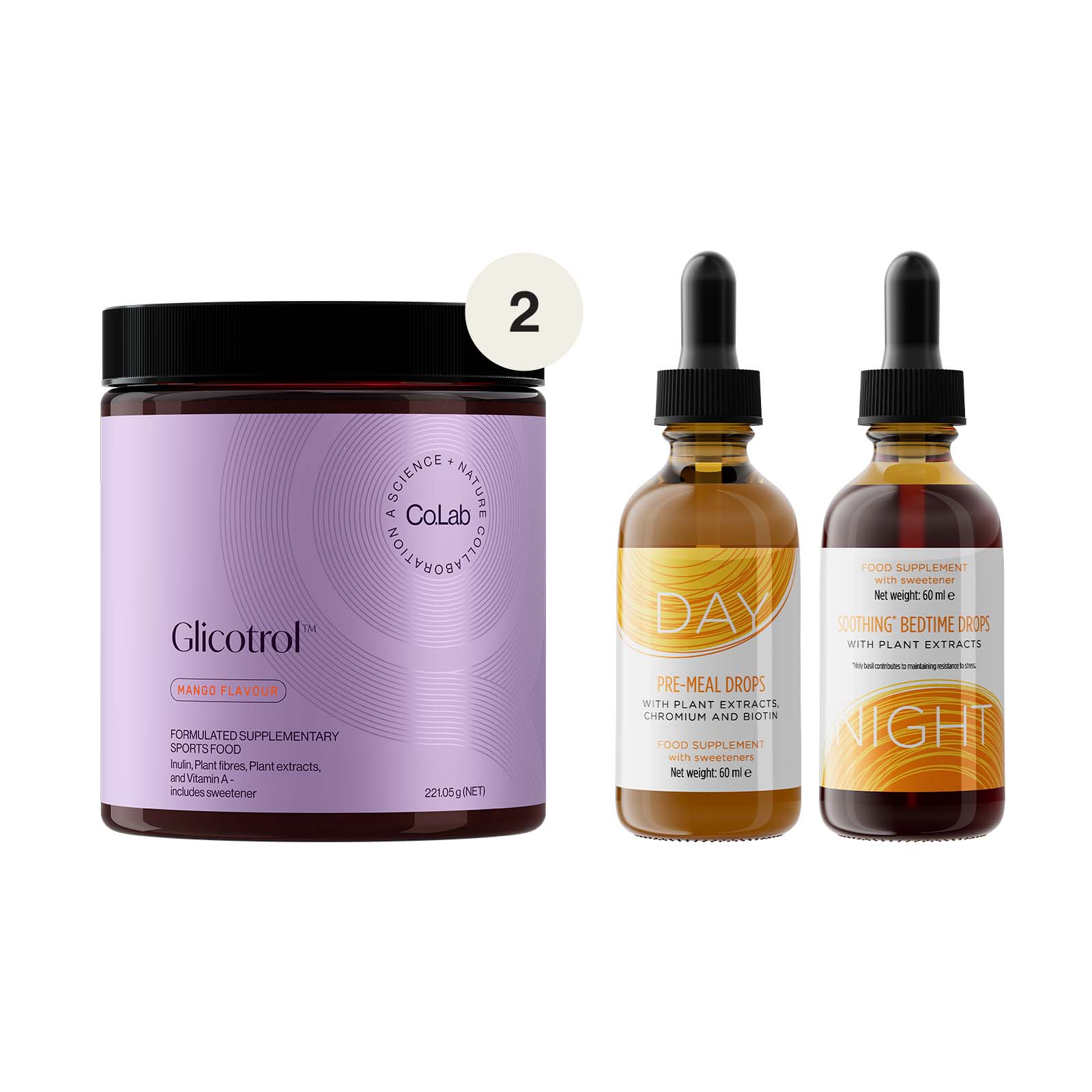 Partner.Co | Day & Night Drops + Glicotrol™ 1x2 Pack