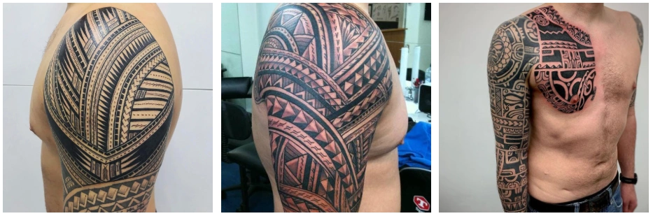 examples of samoan tatau style tattoos