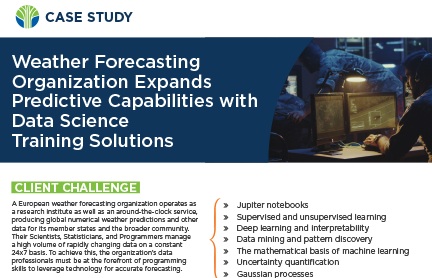 Case Study: Improving Forecasting & Predictive Capabilities