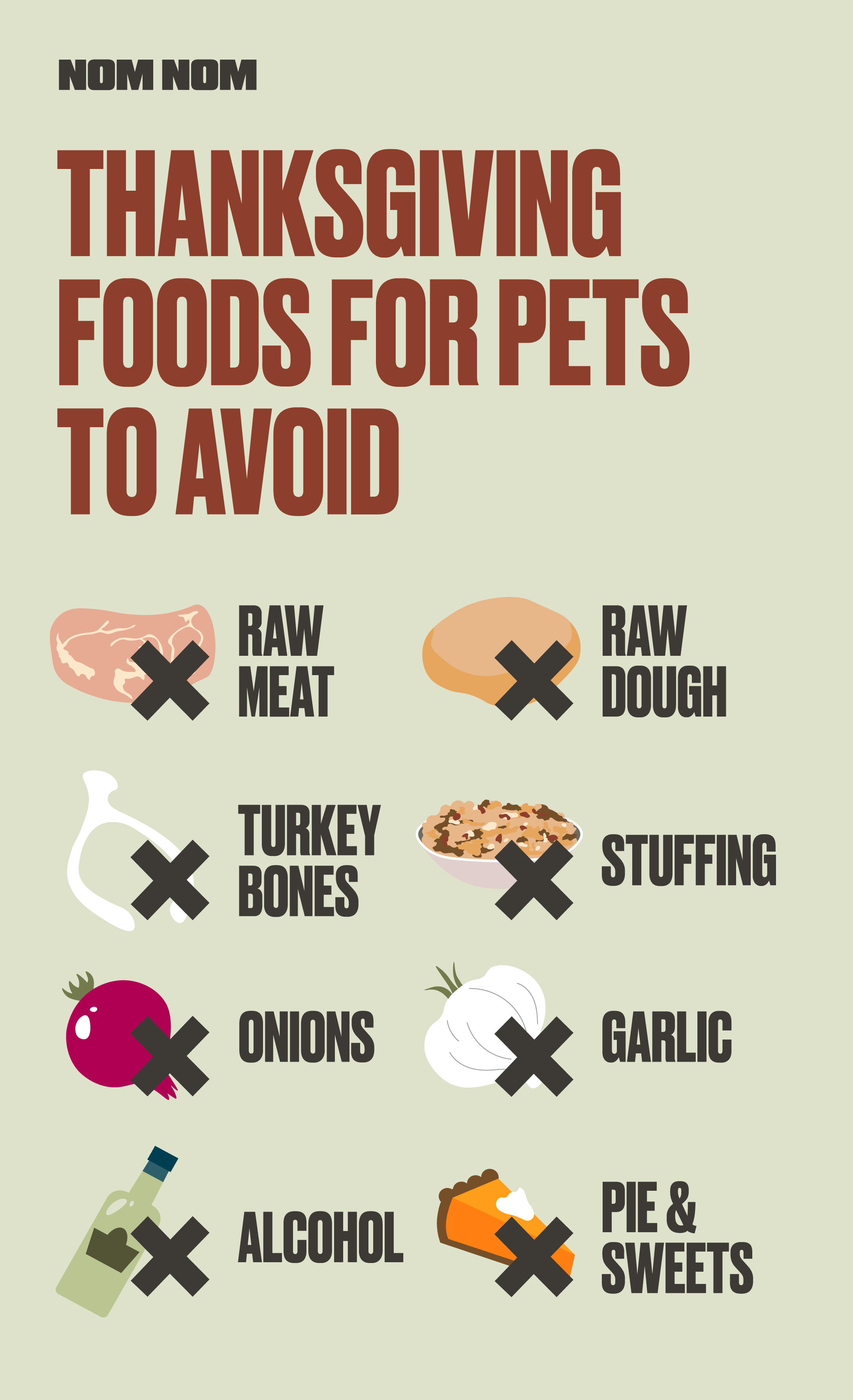 Thanksgiving Food for Dogs to Avoid