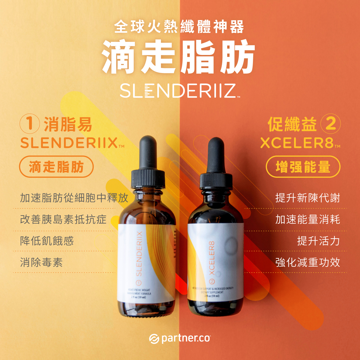 Partner.Co™ | Slenderiiz® Slenderiix™ & Xceler8™