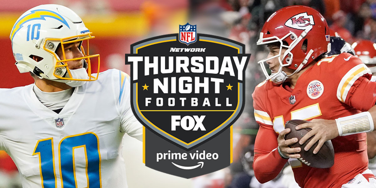 chargers vs chiefs thursday night football