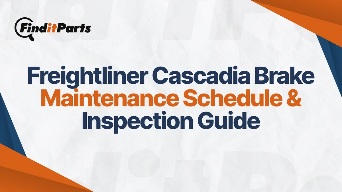 Freightliner Cascadia 2012-2019 Brake Maintenance Schedule & Inspection Guide: Keep Your Brakes Safe and Reliable