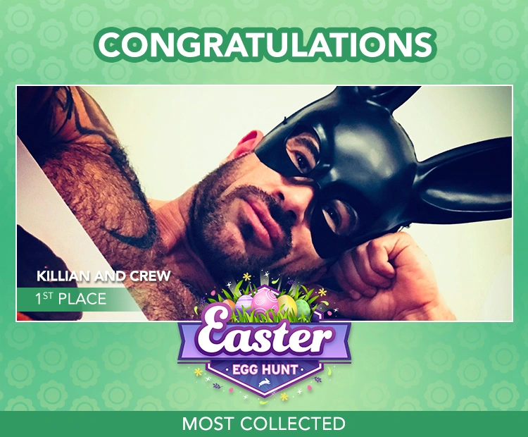 Flirt4Free Easter Holiday Live Sex Cams Contest Winner Adam Killian