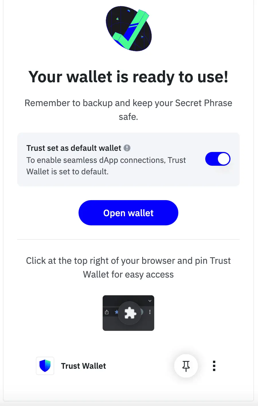 Blog | How to Stake STRD using Trust Wallet extension