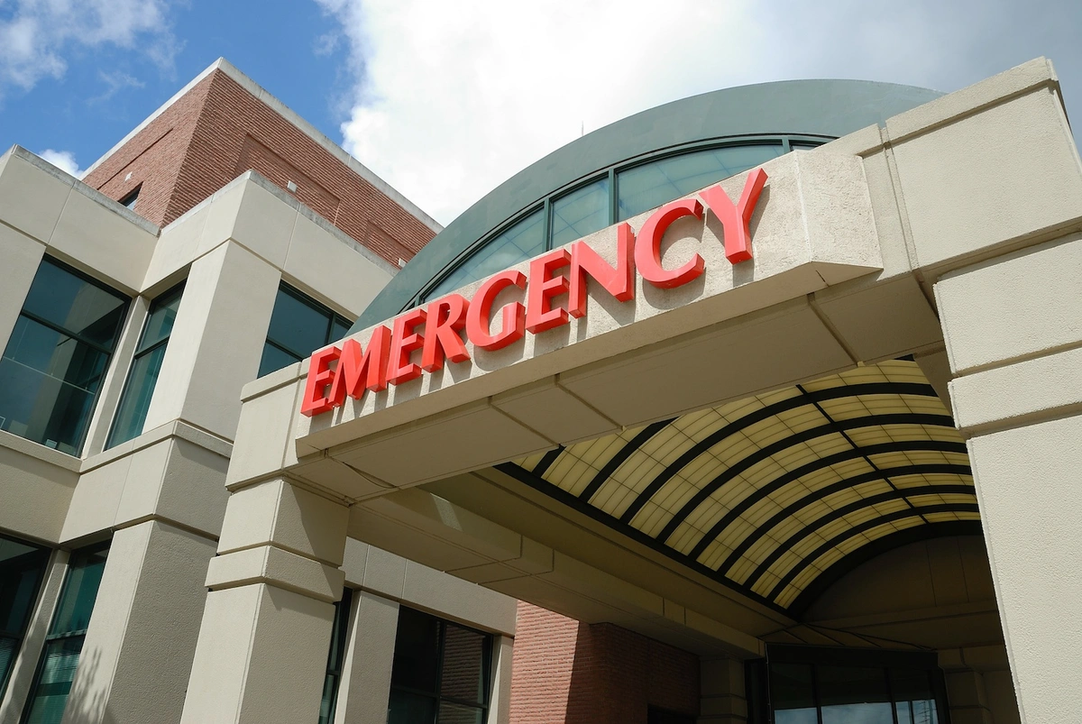 Emergency room entrance