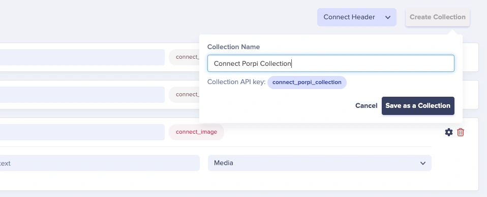 Name collection Connect Porpi Collection