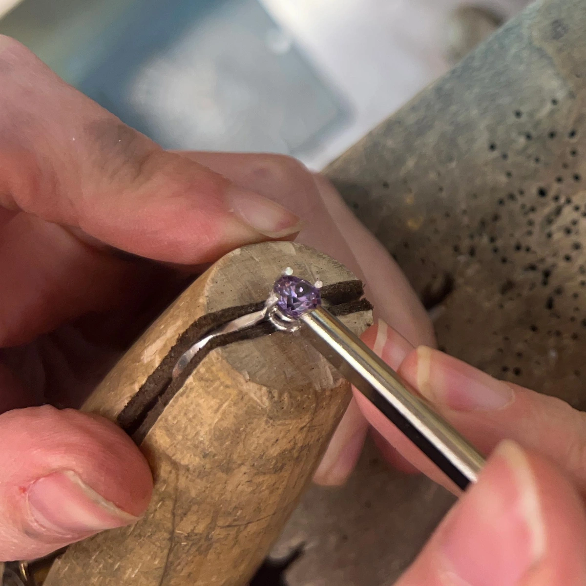 Flat End Prong Pusher - Jewelry Making Tool For Stone Setting & Bezel Work