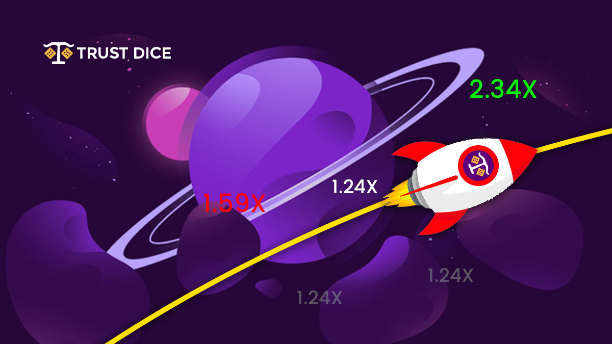 TrustDice Bitcoin 충돌 도박