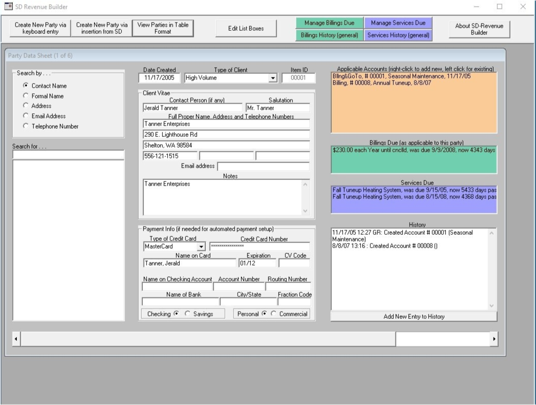 SD-RevenueBuilder app helps you maintain service contracts and maintenance agreements.