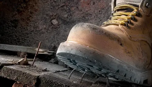 workboots not getting pierced by nails