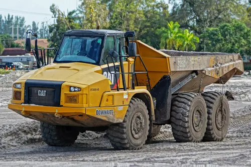 Caterpillar articulated dump truck for sale