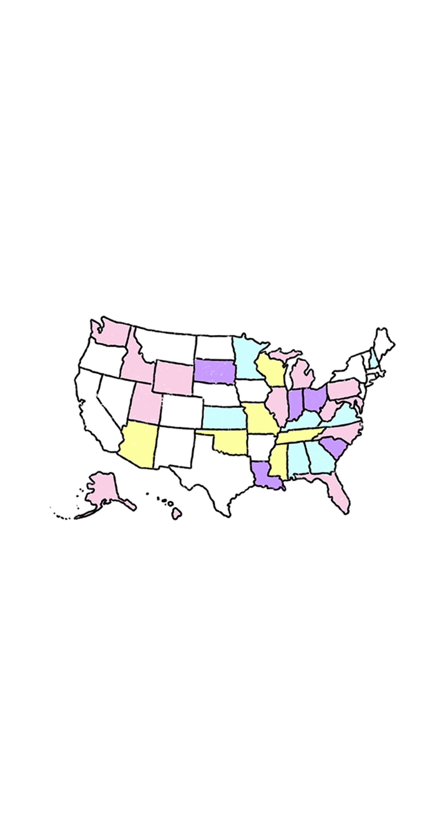a map of the united states depicting anti-transgender bans state-by-state