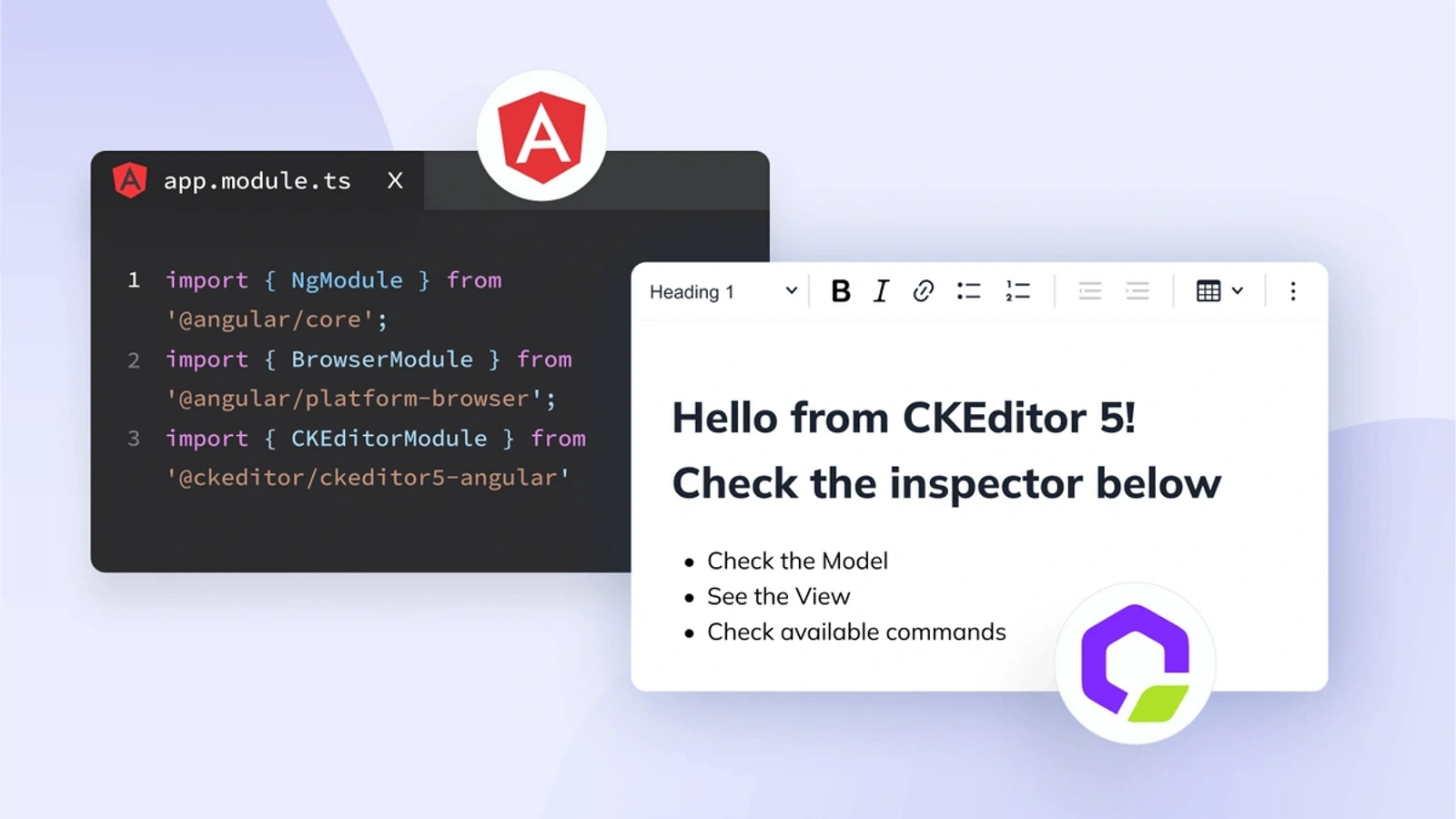 How to enhance Angular text input fields with CKEditor CKEditor