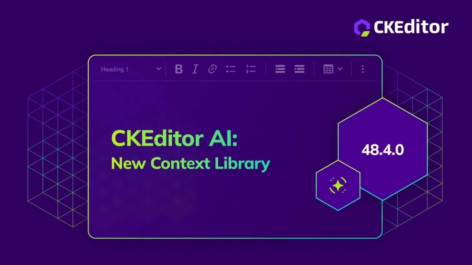CKEditor 5 v48.4.0 grounds CKEditor AI in your own prompts, files, and editor setup, adds image understanding, and improves table editing.