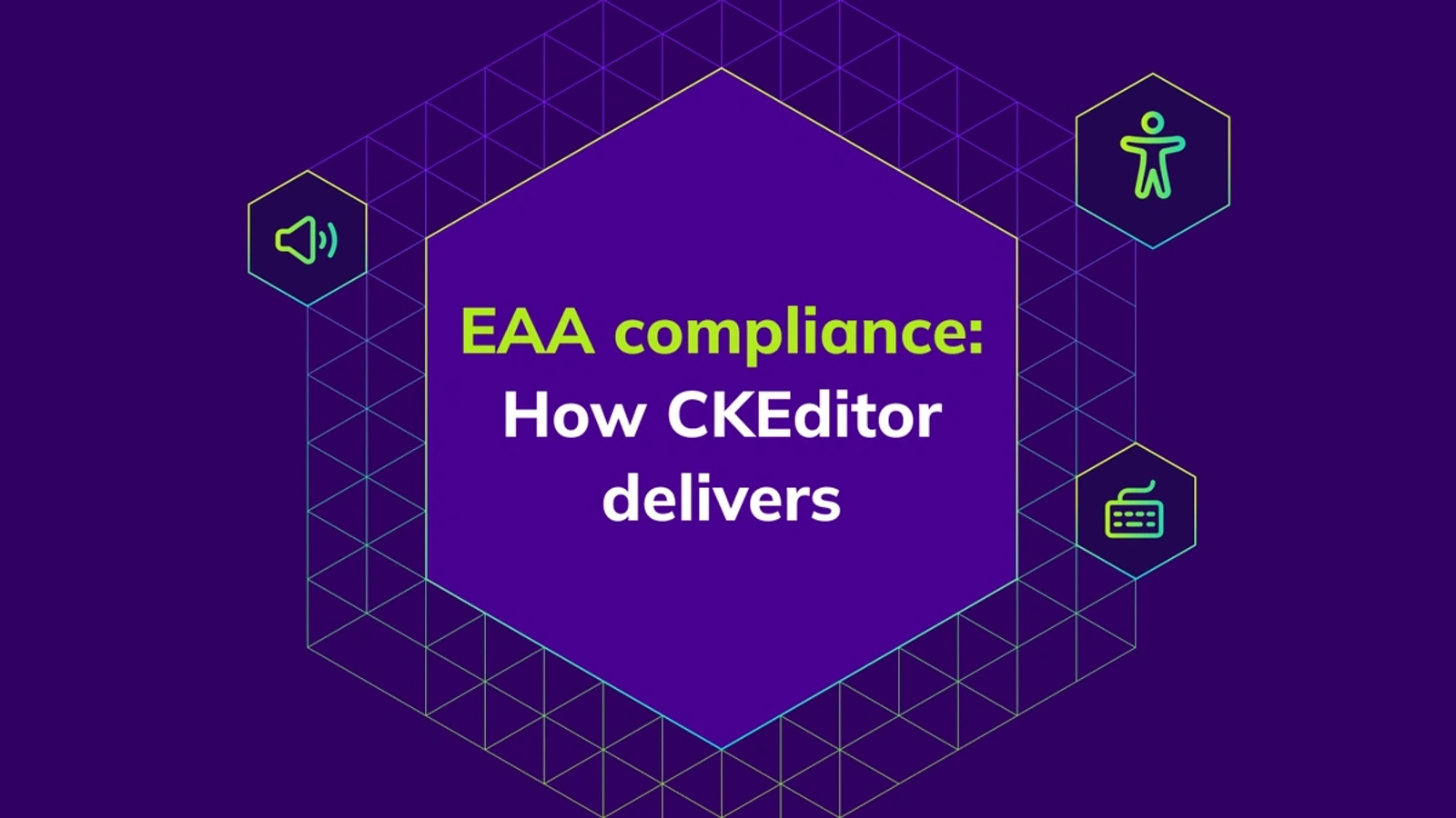 CKEditor is built with accessibility in mind, supporting the EU Accessibility Act (EAA). Explore elements like keyboard support, ARIA, and VPAT.