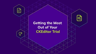 Use your CKEditor 14-day trial to test AI, collaboration, and export. Learn what’s included, how to get a license key, and what changes after it ends.