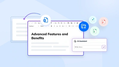 Advanced features and benefits