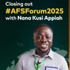 Nana Kusi appiah, CEO and Foundere of GanaFert, reflects on the final day of ASFS 2025