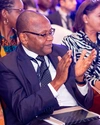 Peter Materu in the audience at the ADEA Triennale 2025, Ghana
