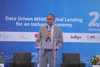 Samuel Yalew Adela, Ethiopia Country Director, Mastercard Foundation, addresses the audience at the event on Wednesday, May 3, 2023