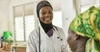 Student doctor with patient at the Tamale Teaching Hospital in Ghana.