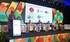 A panel of speakers on stage at the Higher Education Transformation Convening in Accra, Ghana, September 22, 2026, 5x3.