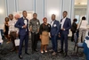 Emmanuel with other international scholars at a University of Toronto faculty event