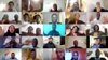 Montage of people on video calls