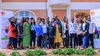 A group of young people at the Young Africa Works Dialogue Series in Rwanda, convening ahead of the event 2025