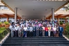 Group photo at the Young Africa Works Dialogue Uganda event