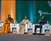 A group of young people speaking on a panel, day one of the Africa Food Systems Forum 2025