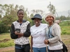 [L-R] Brain Wanga, Pauline Orondo, Judy Akinyi, Kisumu, Kenya.