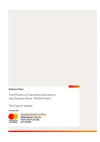 L'efficacité de l'enseignement secondaire en Afrique subsaharienne : Projet EESSA - Couverture du rapport sur l'Ouganda
