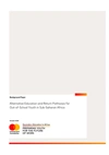Éducation alternative et parcours de retour - Couverture du rapport