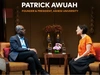 Reeta Roy, President and CEO of the Mastercard Foundation with Patrick Awuah