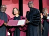 Reeta Roy accepting the Ashesi medal June 5, 2025