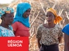 A group of women from the WAEMU region standing outdoors in brightly coloured clothing