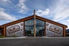 Building with decorative pattern on the outside 