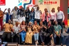 A group photo of students on-stage at  Day 2 of the Baobab Summit 2025
