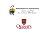 Weeneebayko Area Health Authority (WAHA) and Queen’s University