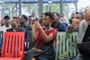 A participant at the EdTech Demo Day in Kenya 2024